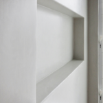 Venetian Plaster Sunshine Coast, Rectangular Niche Side View, Spanish Render Sunshine Coast