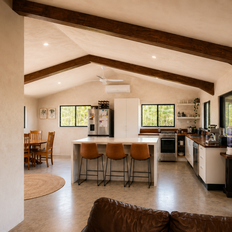 Lime Render Yandina Creek